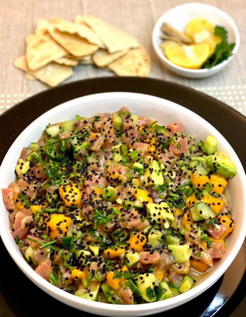 Ceviche Tropical de Atún