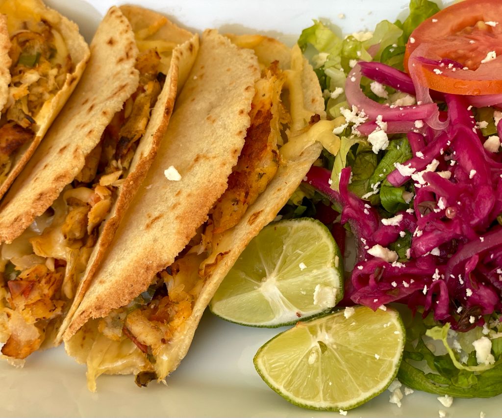 Quesadillas de Machaca de Pescado Keto